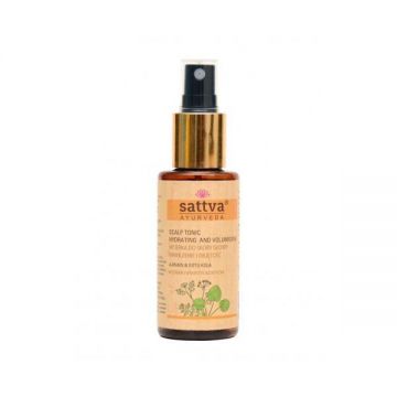 Tonic pentru volum si hidratare par cu Ajwain & Gotu Kola, – Sattva Ayurveda, 100 ml