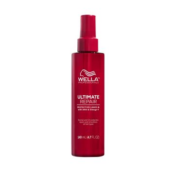 Tratament crema fara clatire cu AHA & Omega 9 pentru par deteriorat Protective Leave-In Ultimate Repair, Wella Professionals, 140 ml (Gramaj: 140 ml)