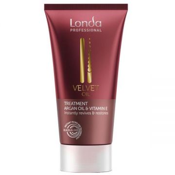 Tratament cu Ulei de Argan - Londa Professional Velvet Oil Treatment Argan Oil & Vitamin E, 30 ml