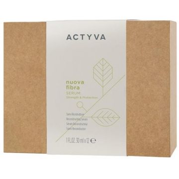 Tratament de Reconstructie pentru Par Deteriorat - Kemon Actyva Nuova Fibra Serum, varianta 2025, 12 x 30 ml