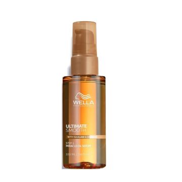 Ulei hidratant pentru par uscat si lipsit de stralucire cu Squalane & Omega 9 Ultimate Smooth Wella Professionals, 30 ml (Gramaj: 100 ml)