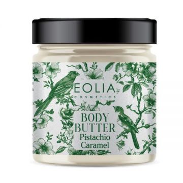 Unt de Corp Hranitor cu Fistic si Caramel - Eolia Cosmetics Body Butter Pistachio Caramel, 200 ml