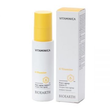 Apa de fata spray cu 6 vitamine si acid hialuronic, 100ml - Vitaminica Bioearth