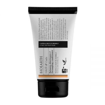 Balsam bio pentru par ondulat, cret, - Hair Bioearth, 150 ml