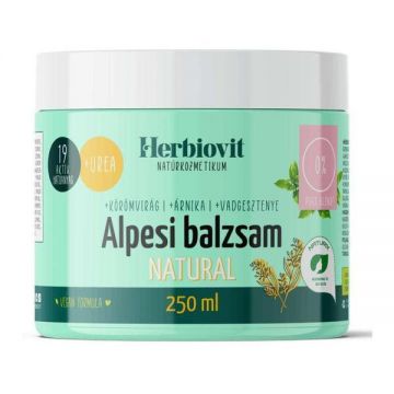 Balsam natural corporal pentru leziuni, entorse si iritatii Herbiovit Alpine 250 ml