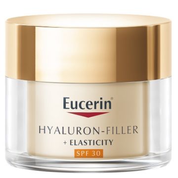 Crema antirid de zi cu SPF30 Hyaluron Filler + Elasticity Eucerin, 50 ml Crema antirid de zi cu SPF30 Hyaluron Filler + Elasticity Eucerin, 50 ml