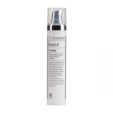 Crema bio cu melc, ten mixt si gras, - Loom Bioearth, 50 ml