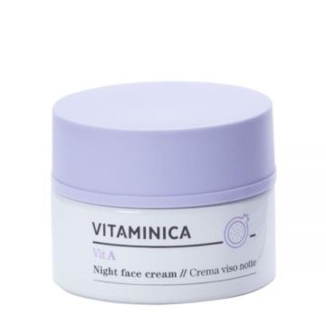 Crema cu retinol si acid hialuronic de noapte, 50ml - Vitaminica Bioearth