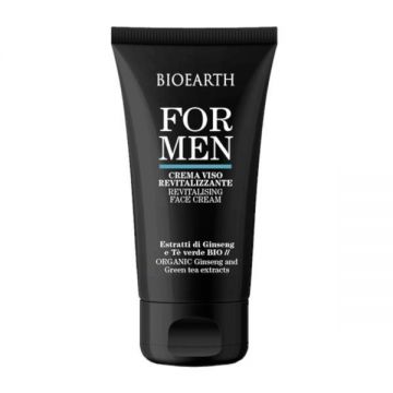 Crema de fata barbati cu ginseng si ceai verde, 50ml - For Men Bioearth
