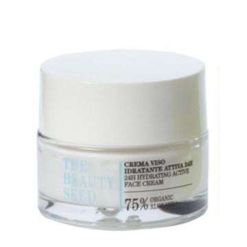 Crema de fata hidratanta 24h, 50ml - The Beauty Seed Bioearth