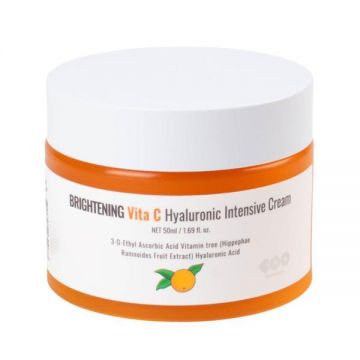 Crema de Fata Iluminanta cu AHA si Vitamina C - Dearboo Brightening Vita C Hyaluronic Cream, 50 ml Crema de Fata Iluminanta cu AHA si Vitamina C - Dearboo Brightening Vita C Hyaluronic Cream, 50 ml