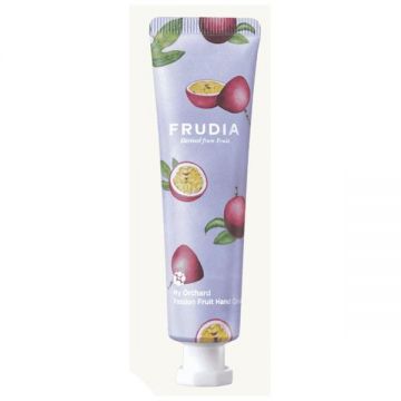 Crema de Maini Hidratanta cu Fructul Pasiunii - Frudia My Orchard Passion Fruit Hand Cream, 30 g