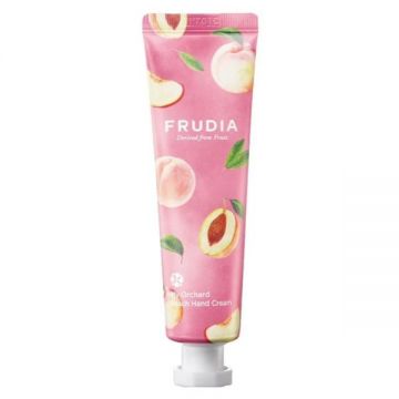 Crema de Maini Hidratanta cu Piersici - Frudia My Orchard Peach Hand Cream, 30 g