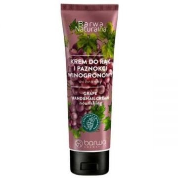 Crema de maini si unghii cu struguri Barwa Cosmetics, 100 ml