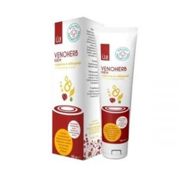 Crema din plante pentru varice, edeme si hemoroizi Venoherb Balint 100 ml