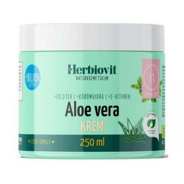 Crema hidratanta vegana cu aloe vera Herbiovit 250 ml