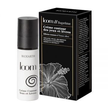 Crema riduri ochi si buze cu extract de melc, - Loom Supreme Bioearth, 30 ml