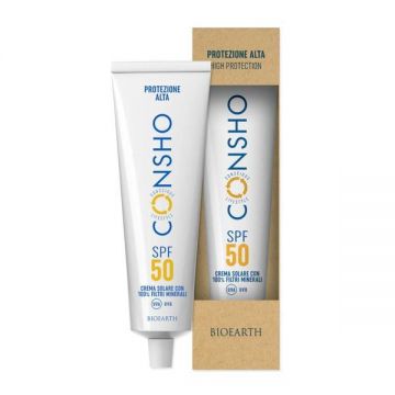 Crema solara SPF 50 cu filtre minerale, - Consho Bioearth, 100 ml