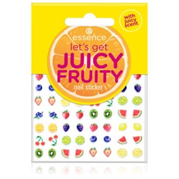 essence let's get JUICY FRUITY folii autocolante pentru unghii