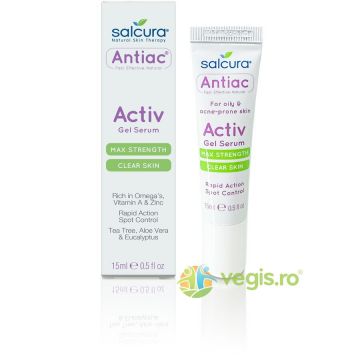 Gel Tratament pentru Acnee si Pete Pigmentare Ten si Corp Antiac 15ml