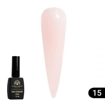 Gel unghii Global Fashion Magic-Extension 12 ml, 15