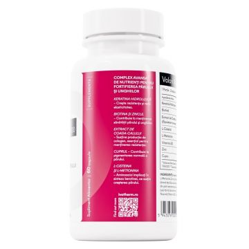 Keratine pentru stimularea cresterii parului Ivatherm Ivahair, 1000 mg, 60 capsule Keratine pentru stimularea cresterii parului Ivatherm Ivahair, 1000 mg, 60 capsule