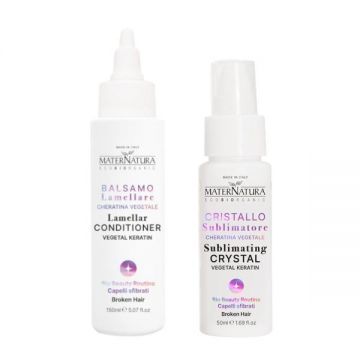 Kit Laminare par cu cheratina vegetala - Maternatura, 200 ml
