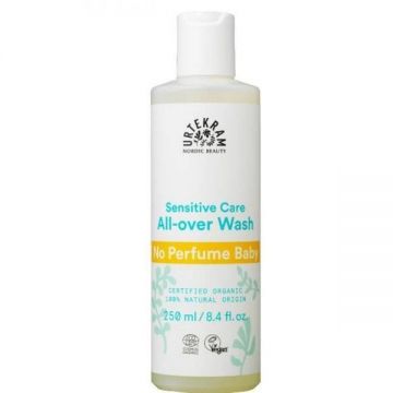 Lotiune de corp organica fara parfum pentru bebelusi Urtekram 250 ml
