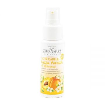 Lotiune pentru Par Porozitate Scazuta cu Ulei de Caise, - Maternatura, 50 ml