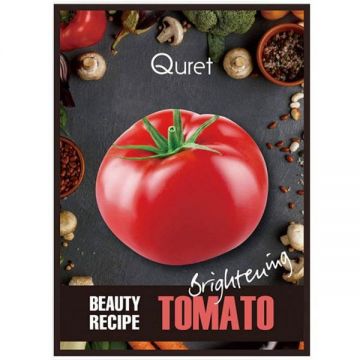 Masca de Fata Iluminatoare cu Extract de Rosii - Quret Beauty Recipe Tomato, 25 g Masca de Fata Iluminatoare cu Extract de Rosii - Quret Beauty Recipe Tomato, 25 g