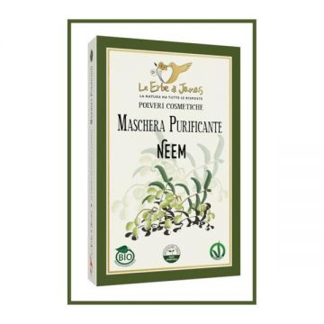 Masca de fata purificatoare cu neem,  - Erbe di Janas, 100 ml