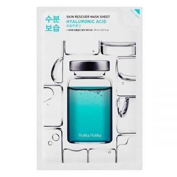 Masca Hidratanta cu Acid Hialuronic - Holika Holika Skin Rescuer Mask Sheet – Hyaluronic Acid, 20 ml Masca Hidratanta cu Acid Hialuronic - Holika Holika Skin Rescuer Mask Sheet – Hyaluronic Acid, 20 ml