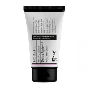 Masca par pentru luminozitate cu cocos, - Bioearth, 150 ml