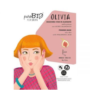 Masca peel-off ten gras OLIVIA smochine, - PuroBio, 13 g