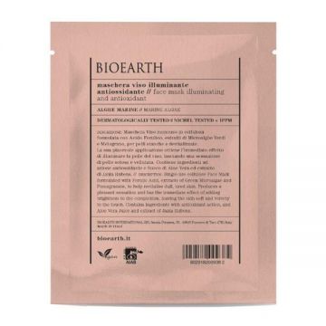 Masca ten iluminatoare antioxidanta cu alge - Bioearth
