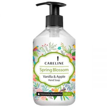Sapun Lichid pentru Maini - Careline Spring Blossom Vanilla & Apple Hand Soap, 500 ml Sapun Lichid pentru Maini - Careline Spring Blossom Vanilla & Apple Hand Soap, 500 ml