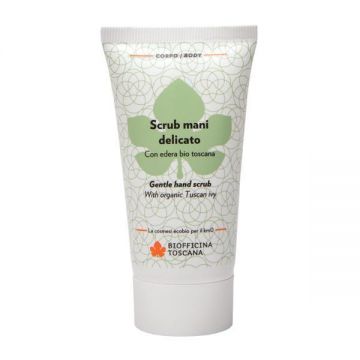 Scrub pentru maini bio cu iedera, - Biofficina Toscana, 50 ml