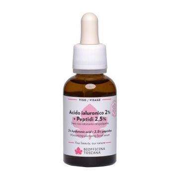 Ser de fata cu acid hialuronic si peptide, - Biofficina, 30 ml