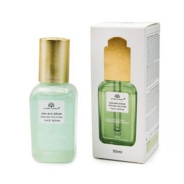 Ser Peeling cu acizi AHA+BHA, Global Fashion,  Aha+Bha Serum Peeling Solution Face Serum, 50 ml