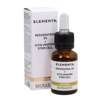 Ser pentru fata cu resveratrol, 15ml - Elementa Bioearth