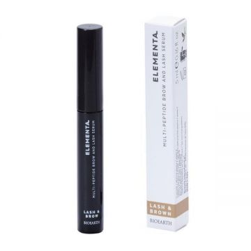 Ser pentru gene si sprancene cu peptide, 5ml - Elementa Bioearth
