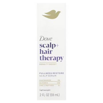 Ser pentru Par si Scalp, Dove, Hair Therapy Density Boost, Reda Densitatea si Vitalitatea Firelor de Par, Textura Lejera, cu Nicinamide si Peptide, 59