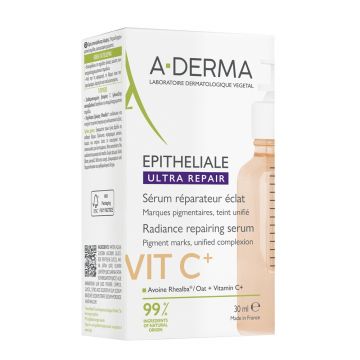 Serum reparator cu vitamina C+ Epitheliale Ultra Repair A-Derma, 30 ml Serum reparator cu vitamina C+ Epitheliale Ultra Repair A-Derma, 30 ml