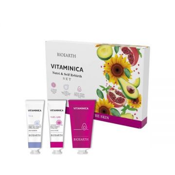 Set cosmetice ten uscat, matur Nutri & Self Rebirth Vitaminica - Bioearth