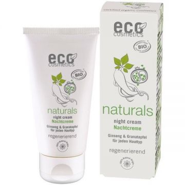 SHORT LIFE - Crema Bio de Noapte cu Ginseng si Rodie Eco Cosmetics, 50 ml