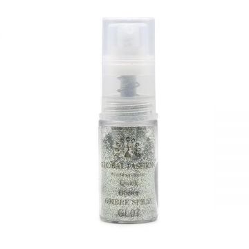 Spray uscat cu efect ombre pentru unghii, Glitter GL-07