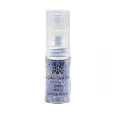 Spray uscat pentru ombre, pentru unghii, Disco 02, 7 ml