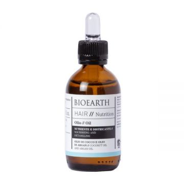 Ulei de par cu cocos si argan, - Bioearth, 50 ml