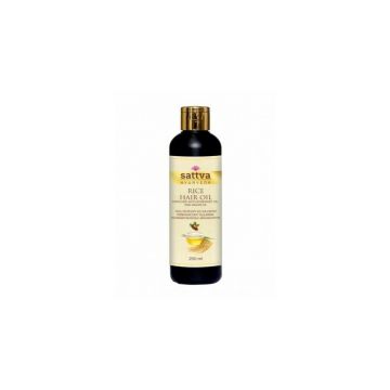 Ulei de par nutritiv cu orez si rozmarin 200ml, Sattva Ayurveda