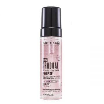 Apa Autobronzanta Sienna X – Gradual Clear Tan Water Mousse, 190 ml